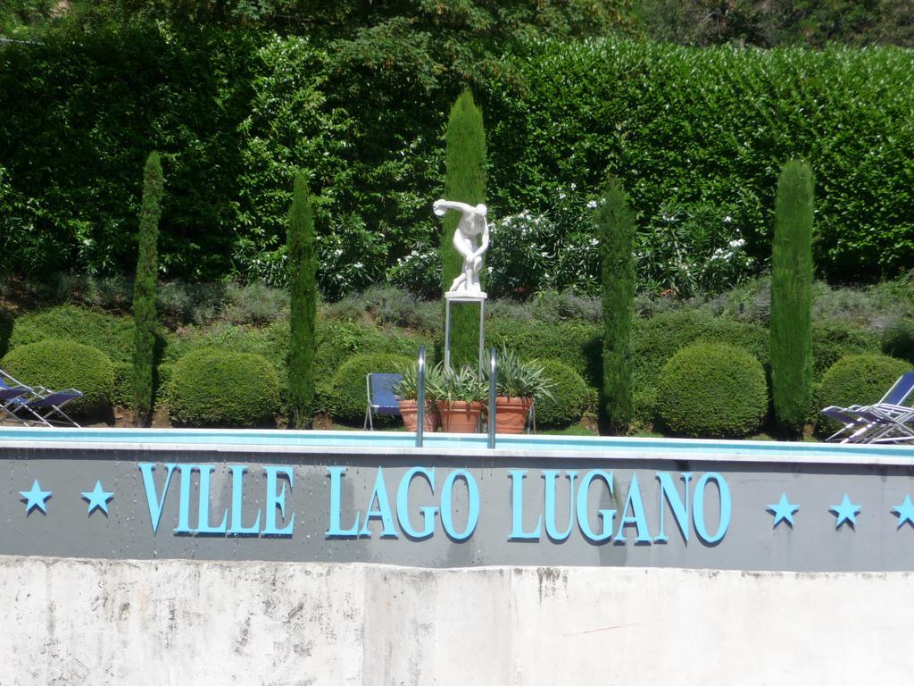 Residence Ville Lago Lugano Porto Ceresio Exterior foto