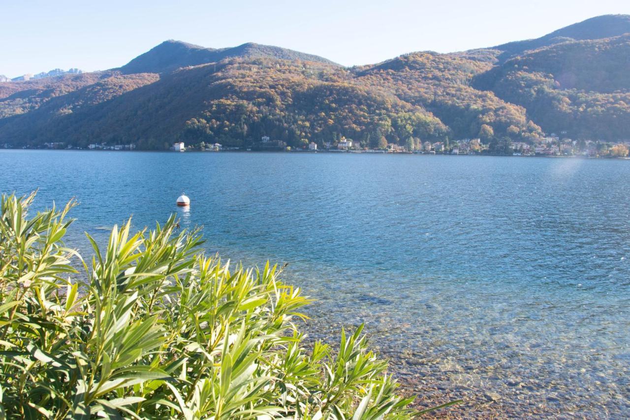 Residence Ville Lago Lugano Porto Ceresio Exterior foto