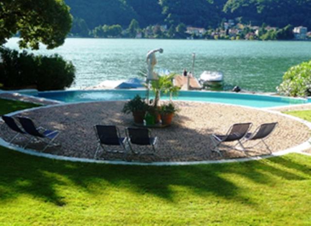 Residence Ville Lago Lugano Porto Ceresio Exterior foto
